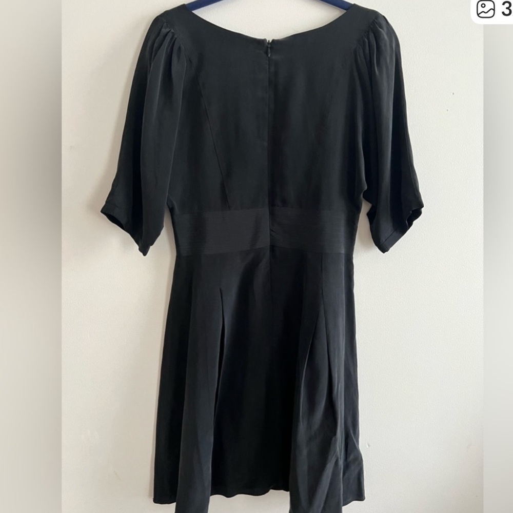 Large Hayden Harnett black silk dress. - Picture 11 of 11